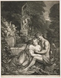 Pan en Pomona, c.1685